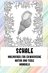 Malbücher für Erwachsene - Mandala - Natur und Tiere - Schale