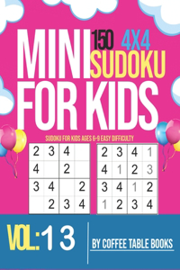 Sudoku For Kids Ages 6-9 Easy Difficulty