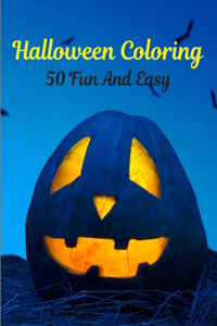 50 Fun And Easy Halloween Coloring