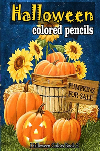 Halloween colored pencils