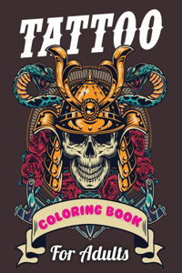 Tattoo Coloring Book For Adults
