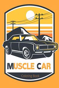 Muscle Car Coloring Book