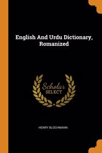 English and Urdu Dictionary, Romanized