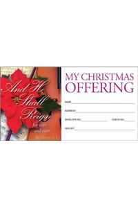 Christmas Music/And He Shall Reign Offering Envelope 2011 (Package of 50)