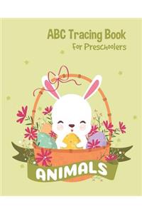 Animals ABC Tracing Book For Preschoolers