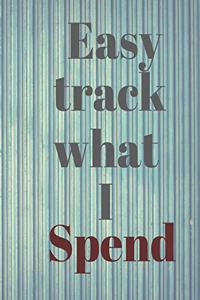 Easy Track What I Spend