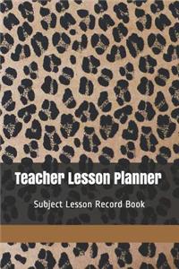 Teacher Lesson Planner
