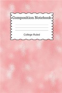 Composition Notebook College Ruled