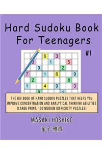 Hard Sudoku Book For Teenagers #1