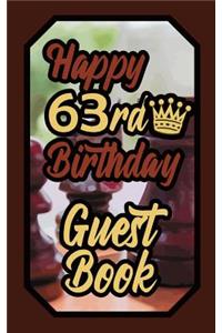 Happy 63rd Birthday Guest Book