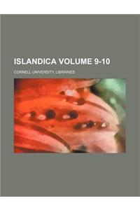 Islandica Volume 9-10