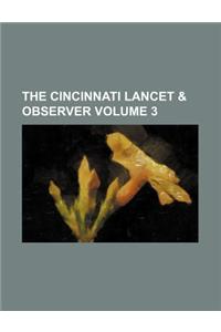 The Cincinnati Lancet & Observer Volume 3