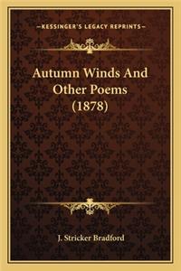 Autumn Winds And Other Poems (1878)