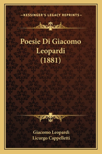 Poesie Di Giacomo Leopardi (1881)