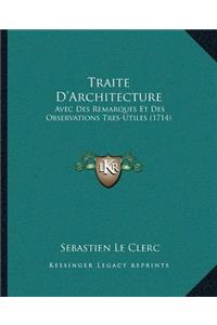 Traite D'Architecture