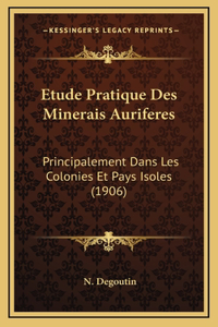 Etude Pratique Des Minerais Auriferes