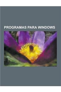 Programas Para Windows