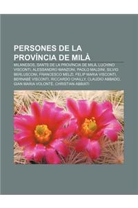 Persones de La Provincia de Mila