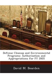 Defense Cleanup and Environmental Programs