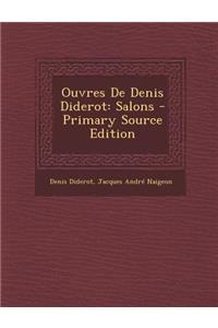 Ouvres de Denis Diderot