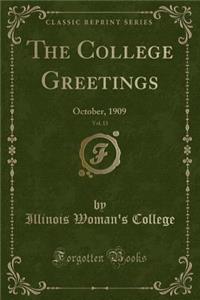 The College Greetings, Vol. 13
