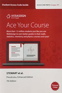Webassign Printed Access Card for Stewart/Redlin/Watson's Precalculus, Enhanced Edition, 7th Edition, Single-Term