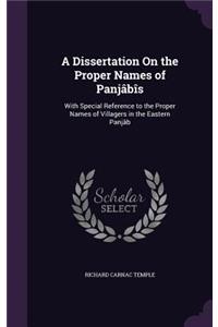 A Dissertation On the Proper Names of Panjâbîs