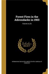 Forest Fires in the Adirondacks in 1903; Volume no.26