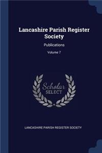 Lancashire Parish Register Society