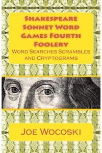 Shakespeare Sonnet Word Games Fourth Foolery