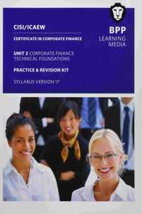CISI Capital Markets Programme Certificate in Corporate Finance Unit 2 Syllabus Version 17