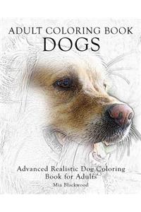 Adult Coloring Book Dogs