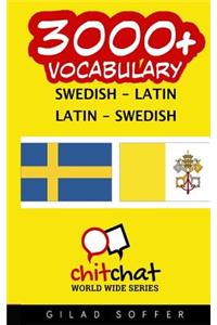 3000+ Swedish - Latin Latin - Swedish Vocabulary