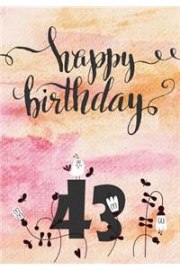 Happy Birthday 43
