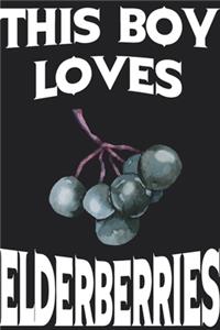 This Boy Loves Elderberries Notebook