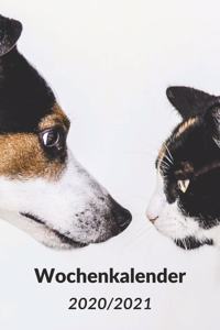 Wochenkalender 2020/2021: A5 Kalender mit Praktischer Wochenübersicht für die Organisation deiner Termine I Jahreskalender mit viel Raum für Notizen