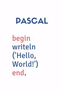 Pascal Programming Notebook
