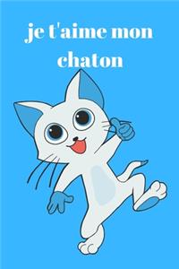 je t'aime mon chaton