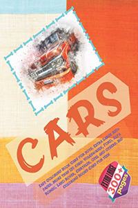 Easy Coloring Book Cars for boys. Extra Large 300+ pages. More than 170 cars