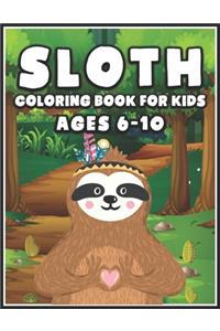 Sloth Coloring Book for Kids Ages 6-10: A Coloring Book for Girls, Fantastic Sloth Coloring Book for Girls (Animal coloring Book)