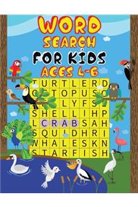 Word Search For Kids Ages 4-6