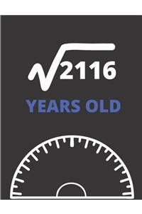 Square Root Of 2116 Years Old