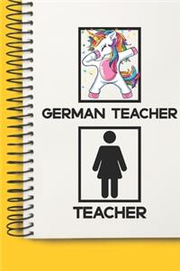 German Teacher Awesome unicorn Tutor Gift For Best German Teacher A beautiful personalized