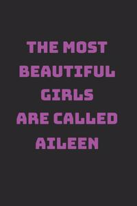 Aileen Girl Woman Notebook