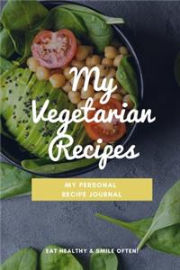 My Personal Vegetarian Recipe Journal