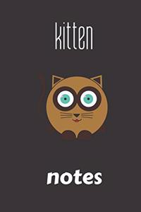 Kitten Notes