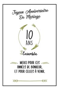 Joyeux Anniversaire De Mariage, Carnet