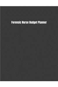 Forensic Nurse Budget Planner