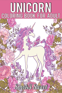 Unicorn Coloring Book for Adult