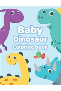 Baby Dinosaur Coloring Book